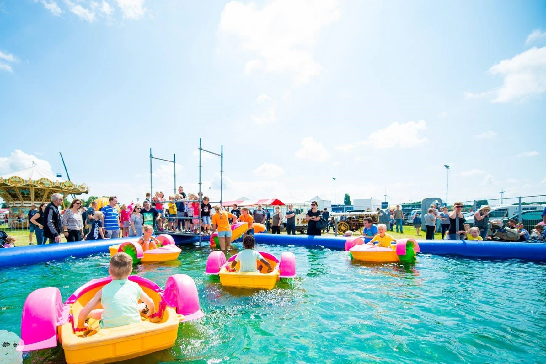 Waterbootjes in bad (power-paddles)