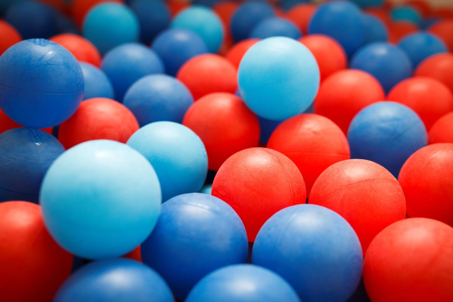 Ballenbakballen rood/blauw