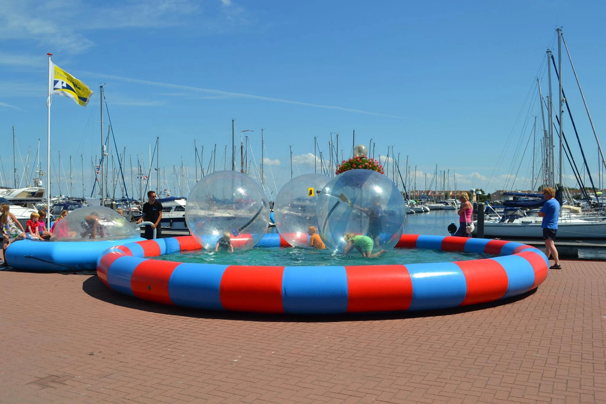 Waterbal 3 stuks met bad 5m